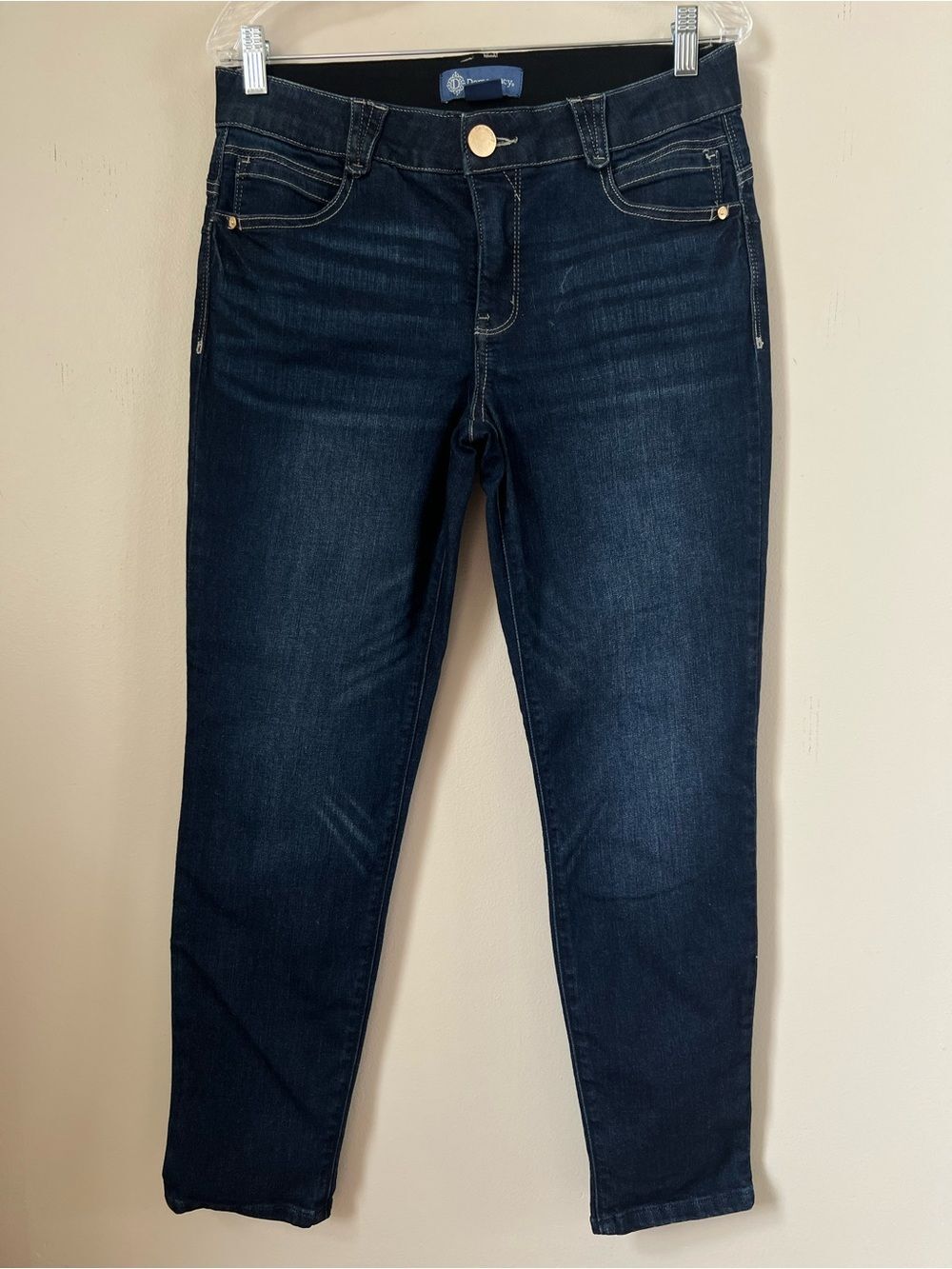 Democracy Ab Solution Dark Wash Womens Jeans - Classic Slim Fit SZ 10 - Picture 2 of 15